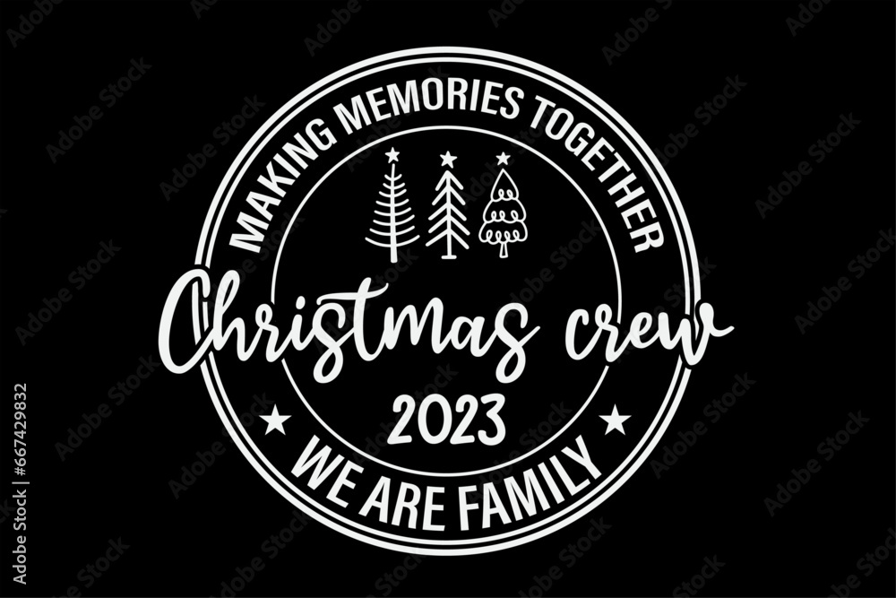 Christmas Crew 2023 T-Shirt Design Christmas Crew 2023 T-Shirt Design