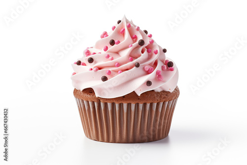 Decadent Delight: Raspberry Cupcake with Cream Cheese Frosting