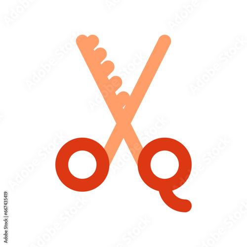 Editable shears vector icon. Barbershop, lifestyle, grooming. Part of a big icon set family. Perfect for web and app interfaces, presentations, infographics, etc