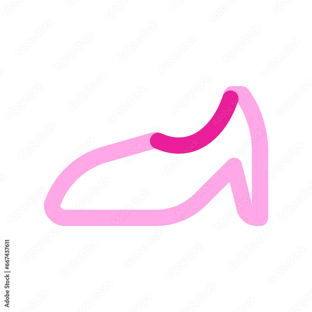 Editable high heels vector icon. Clothing, fashion, apparel. Part of a big icon set family. Perfect for web and app interfaces, presentations, infographics, etc Editable high heels vector icon. Clothing, fashion, apparel. Part of a big icon set family. Perfect for web and app interfaces, presentations, infographics, etc