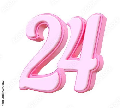 Pink Number 24