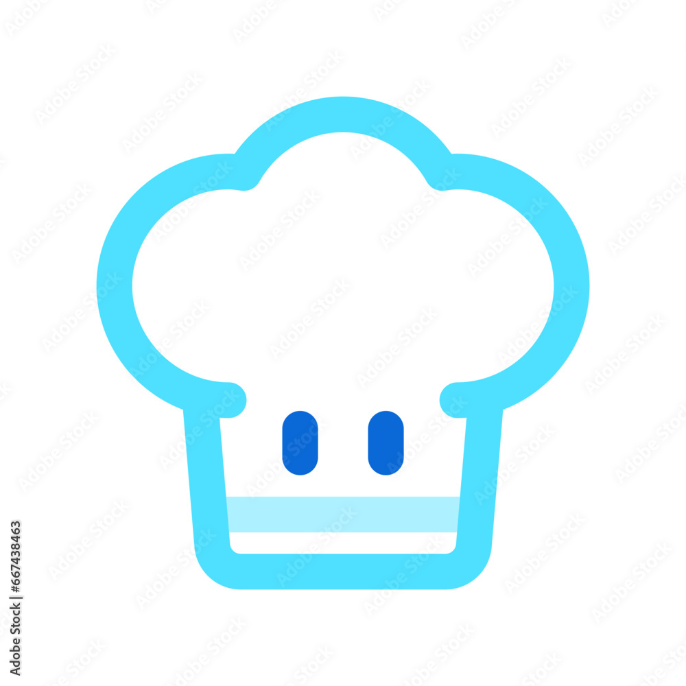 Editable chef's hat vector icon. Food, restaurant. Part of a big icon set family. Perfect for web and app interfaces, presentations, infographics, etc Editable chef's hat vector icon. Food, restaurant. Part of a big icon set family. Perfect for web and app interfaces, presentations, infographics, etc