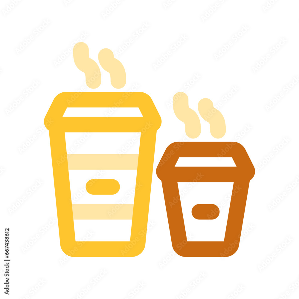 Editable Takeout Coffee Cup Sizes Vector Icon Cafe Coffee Shop editable-takeout-coffee-cup-sizes-vector-icon-cafe-coffee-shop