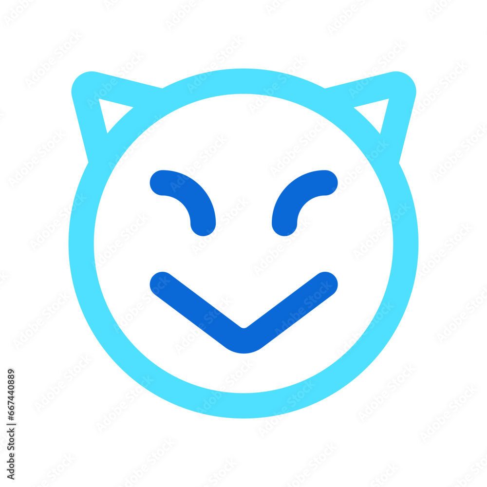 Editable evil devil face vector icon. Part of a big icon set family. Perfect for web and app interfaces, presentations, infographics, etc Editable evil devil face vector icon. Part of a big icon set family. Perfect for web and app interfaces, presentations, infographics, etc