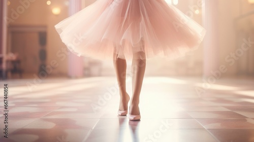 Leinwand Poster Ballerina legs