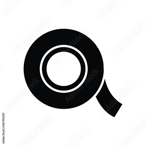 electrical tape icon vector design template simple and clean