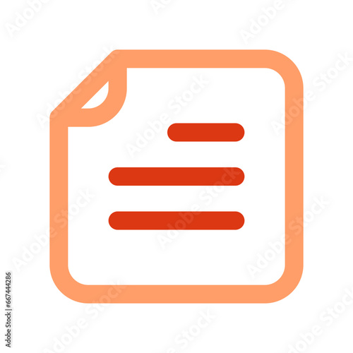 Editable vector text file icon. Part of a big icon set family. Perfect for web and app interfaces, presentations, infographics, etc