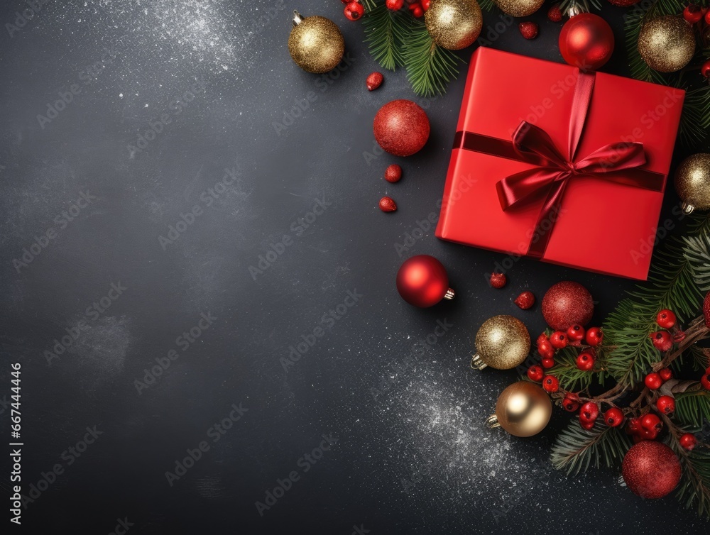 Christmas decorative theme background mockup Christmas decorative theme background mockup