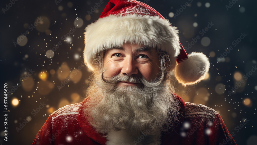 Santa Claus Shots in Various Enchanting Settings Santa Claus Shots in Various Enchanting Settings
