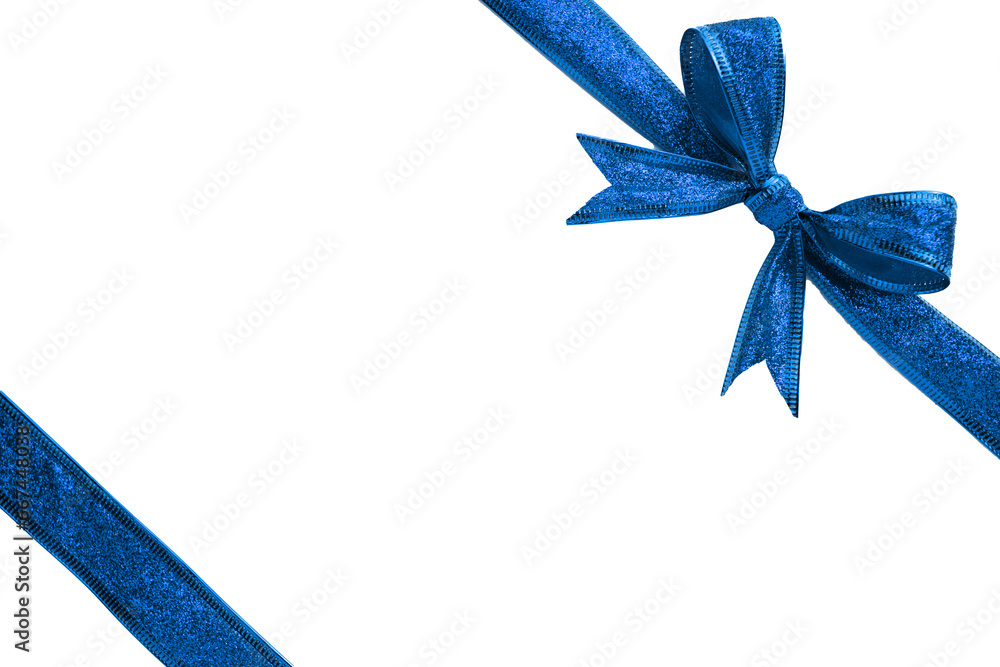 Red gift bow isolated on white background Red gift bow isolated on white background