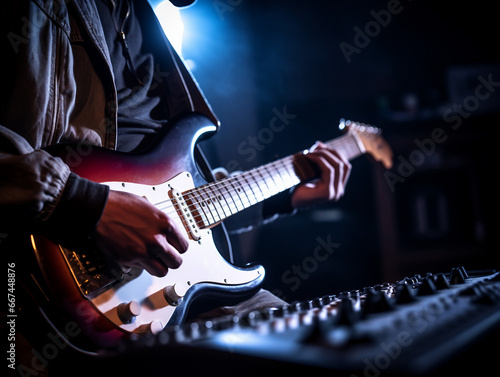 guitarist playing guitar