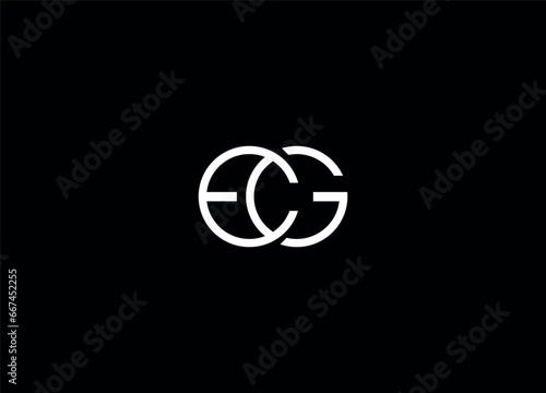 EG  letter logo design and initial logo