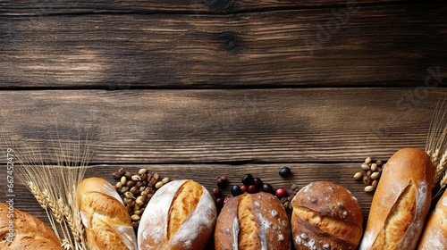 bread and wheat HD 8K wallpaper Stock Photographic Image 