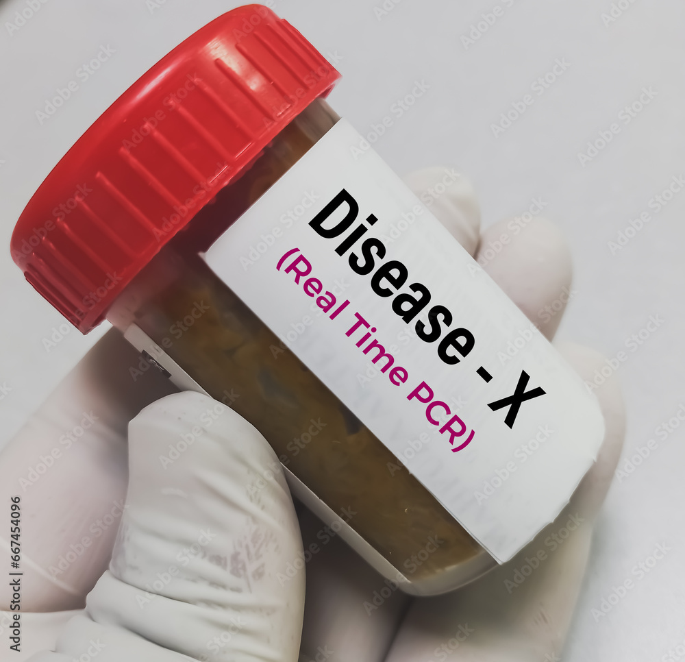 Stool sample for Disease X test. disease x pcr test. It's the