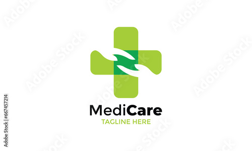 Logo vector medical pharmaceutical hospital clinic doctor healthy care service brand business health medicine emergency diagnosis concept