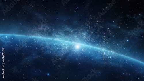 space shining light background with stars