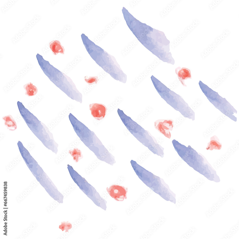Digital png illustration of rows of blue and red smudges on transparent background Digital png illustration of rows of blue and red smudges on transparent background