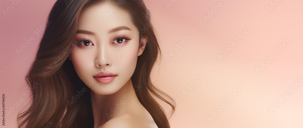 Beauty asian women face skin care healthy and skin concept. Beauty asian women face skin care healthy and skin concept.
