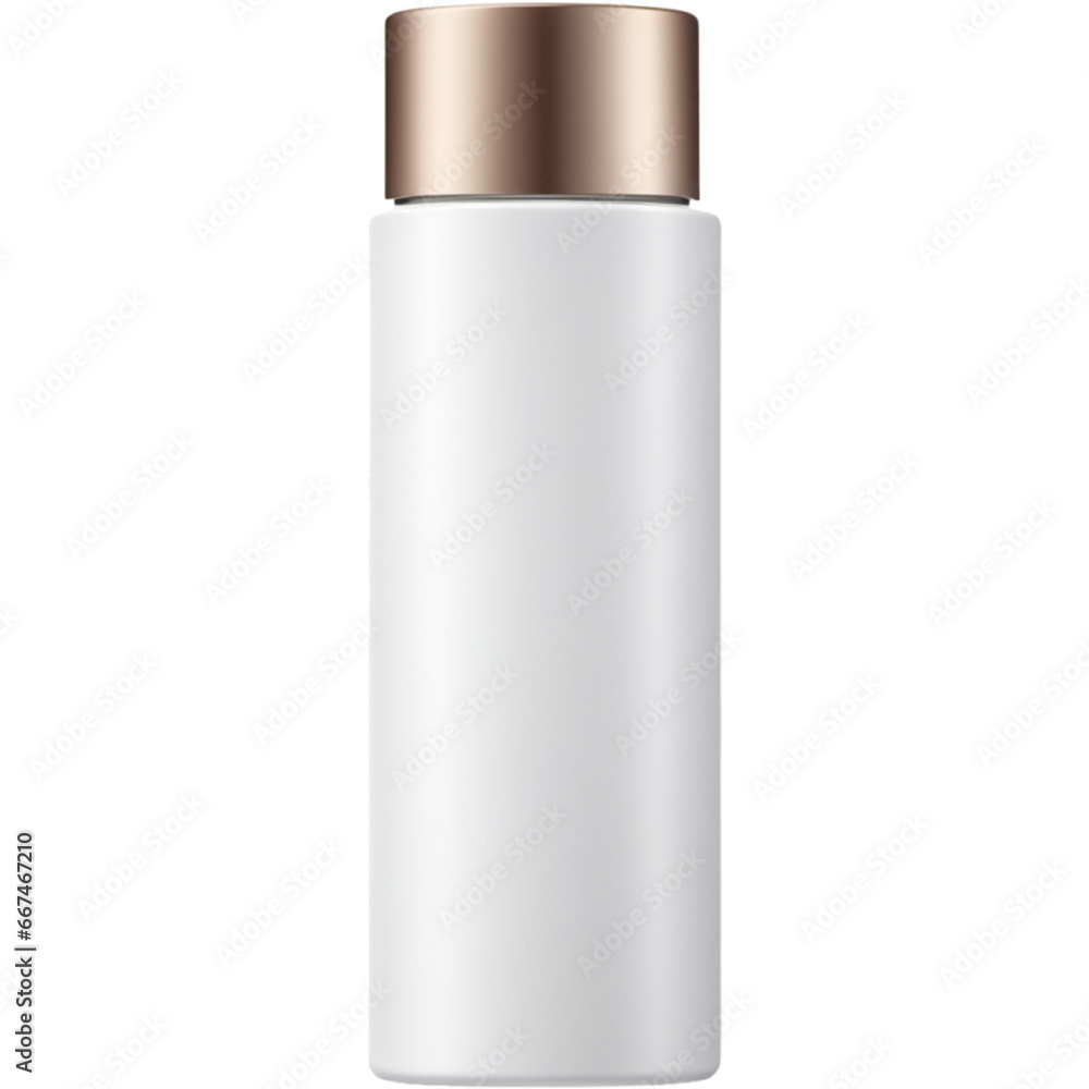 White cosmetic bottle White cosmetic bottle