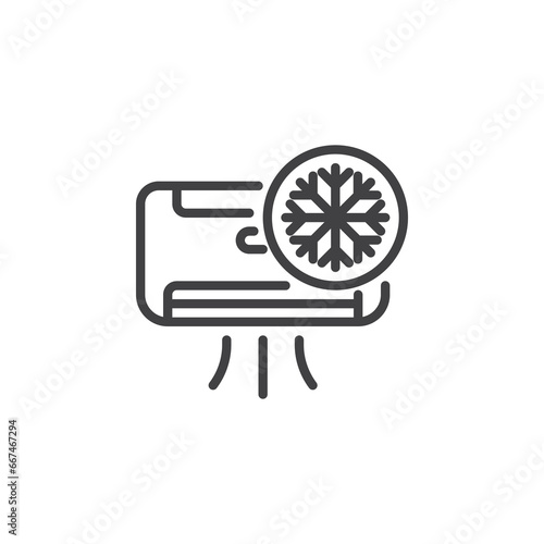 Air Conditioning line icon