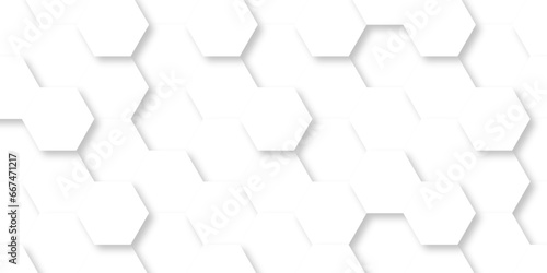 Abstract background with hexagons Abstract hexagon polygonal pattern background vector. seamless bright white abstract honeycomb background.	
 photo