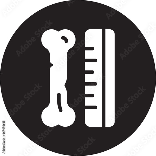 bone glyph icon