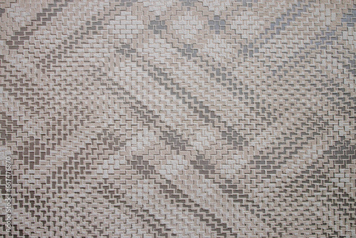 Abstract geometric textures stacked and arranged randomly with repetition and stripes.