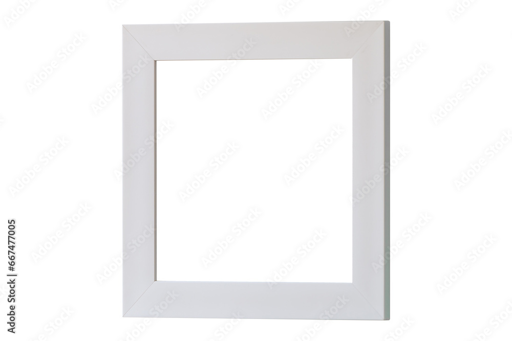 Wooden picture frame, White picture frame isolated transparency background, Photo frames mockup Wooden picture frame, White picture frame isolated transparency background, Photo frames mockup