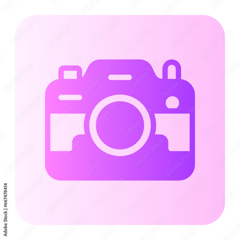 photo camera gradient icon photo camera gradient icon