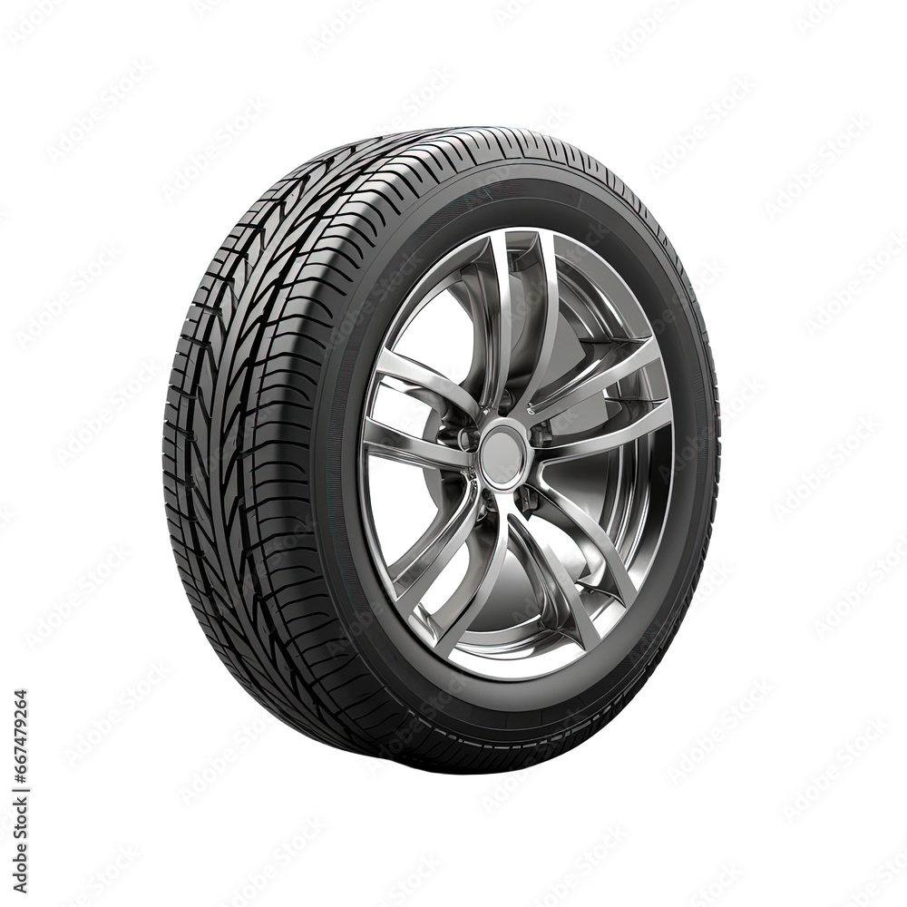 Fototapeta premium Wheel Car Tire