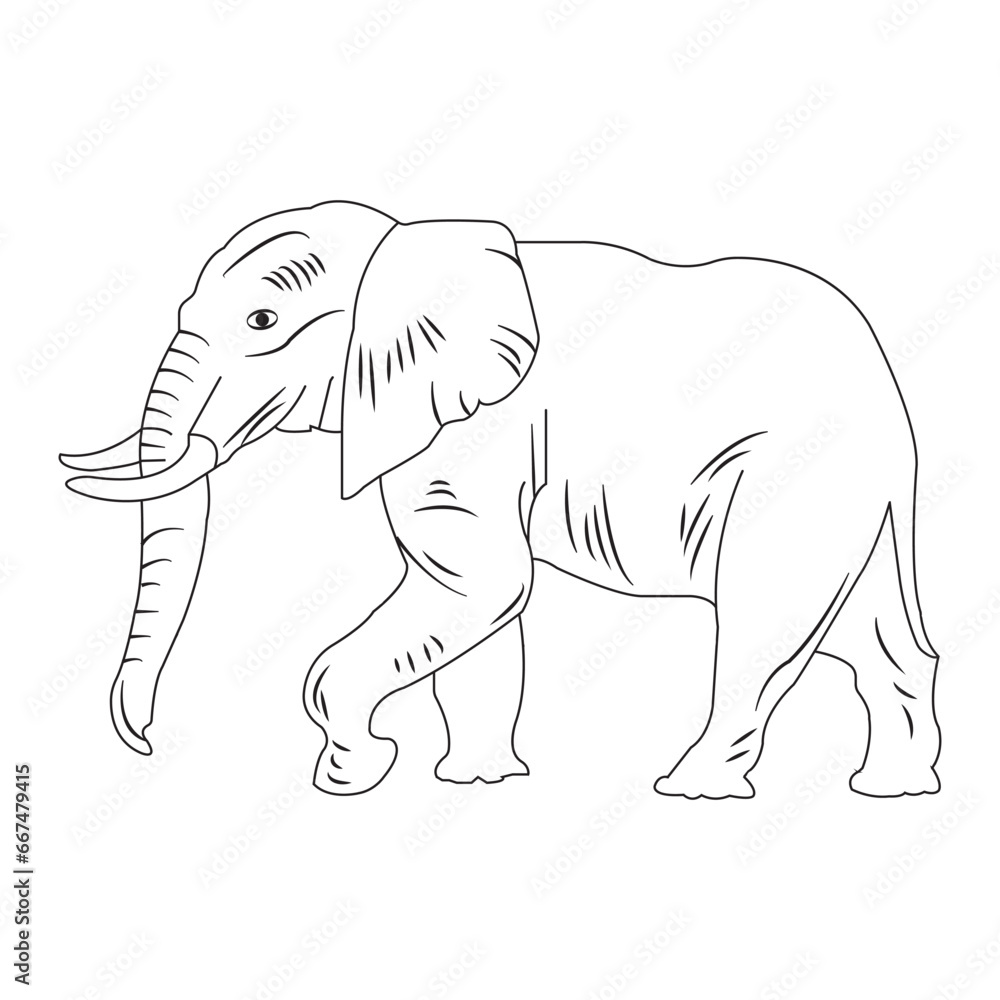 Fototapeta premium Elephant icon