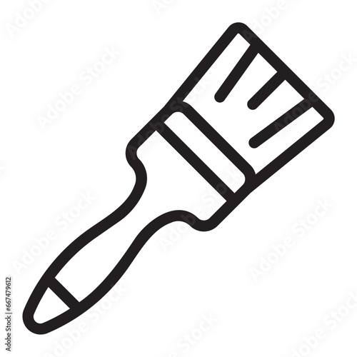 brush line icon