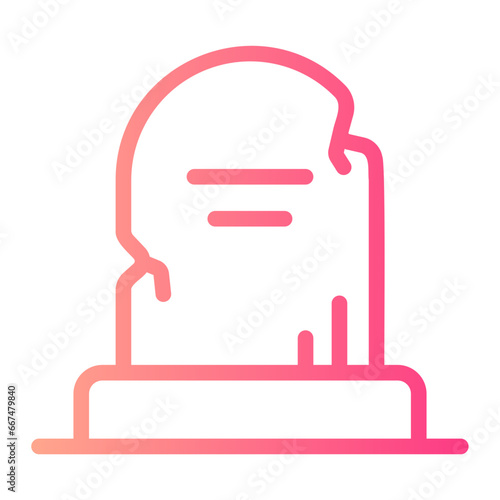 tomb gradient icon