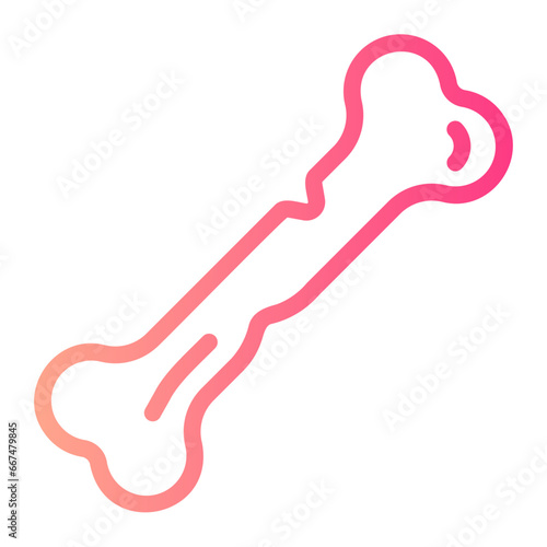 bone gradient icon