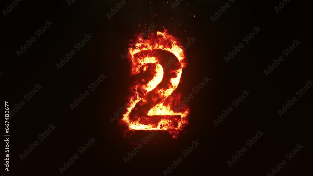 Burning Number 2. Fire Number Burning Number 2. Fire Number