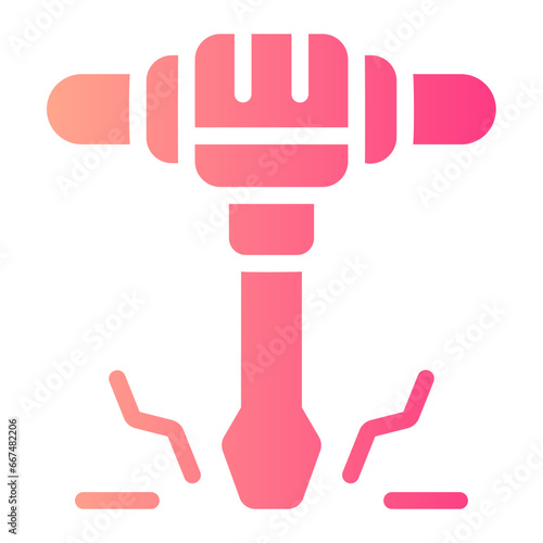 jackhammer gradient icon