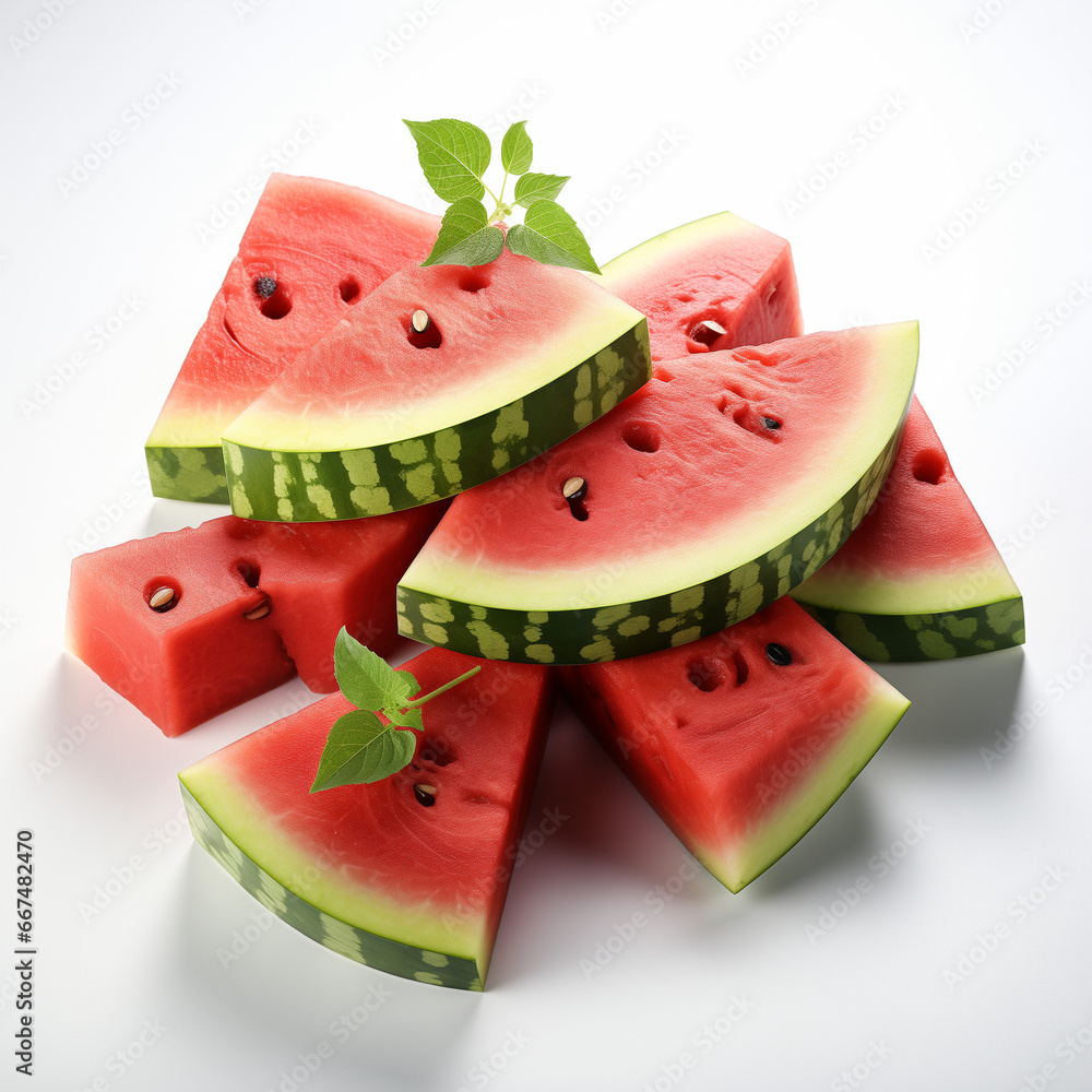 slices of watermelon slices of watermelon