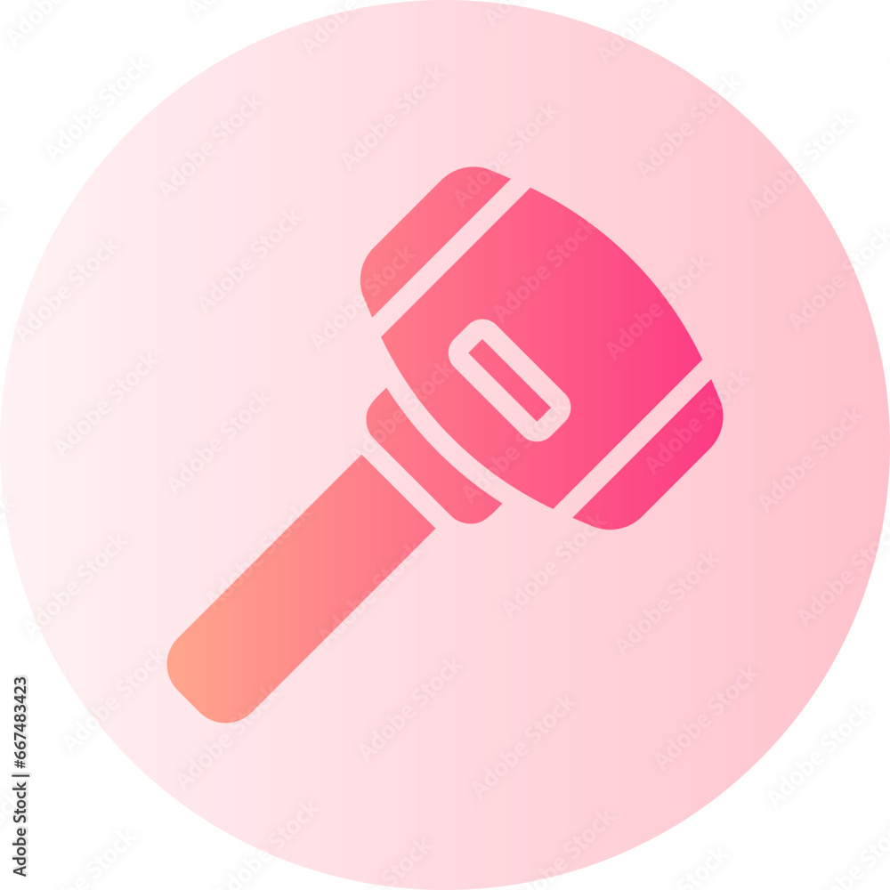 mallet gradient icon mallet gradient icon