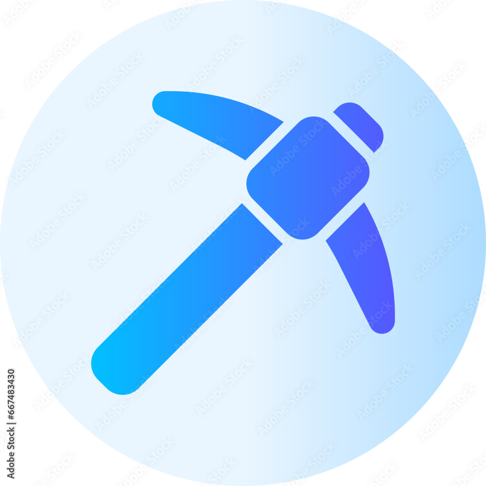 pickaxe gradient icon pickaxe gradient icon