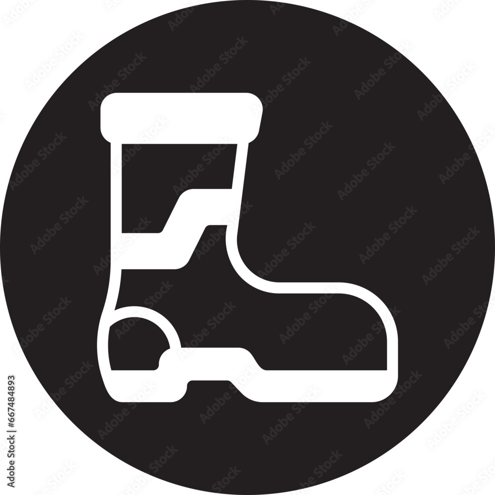 boot glyph icon boot glyph icon