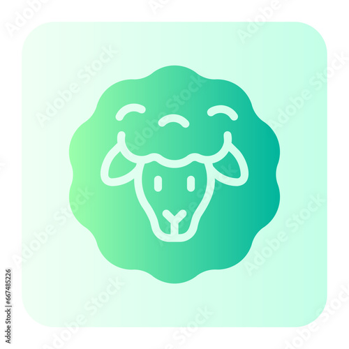 sheep gradient icon