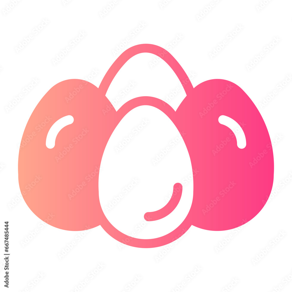 eggs gradient icon eggs gradient icon