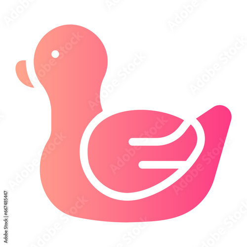 duck gradient icon