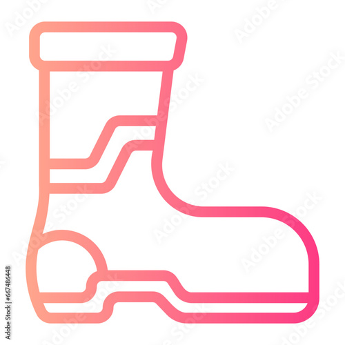 boot gradient icon