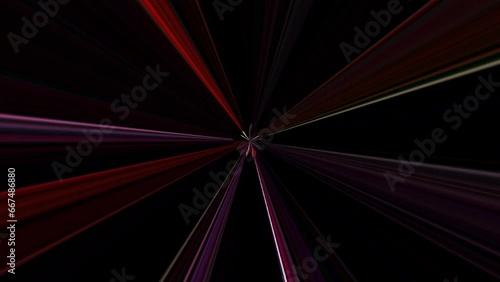 Wallpaper Mural Beautiful videos that glow, shine brightly that regulate subtle movements with colorful stripes on a black background	 Torontodigital.ca