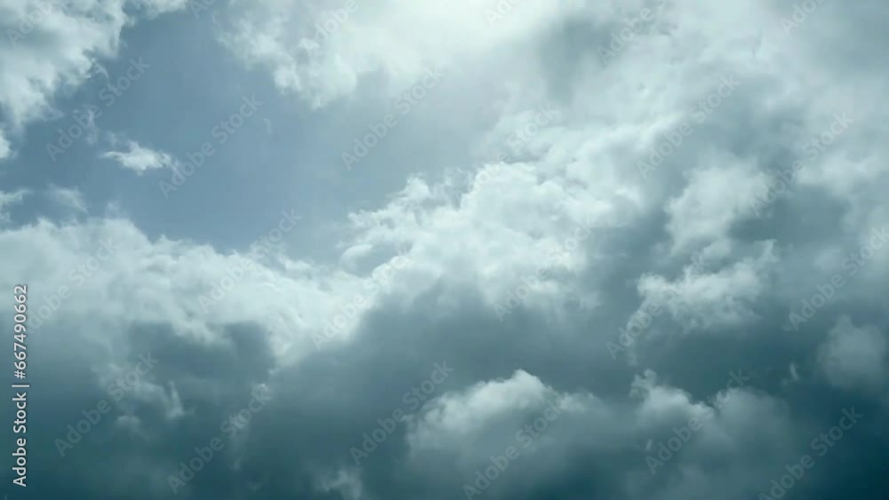 Beautiful sunny afternoon picturesque fluffy clouds timelapse Beautiful sunny afternoon picturesque fluffy clouds timelapse