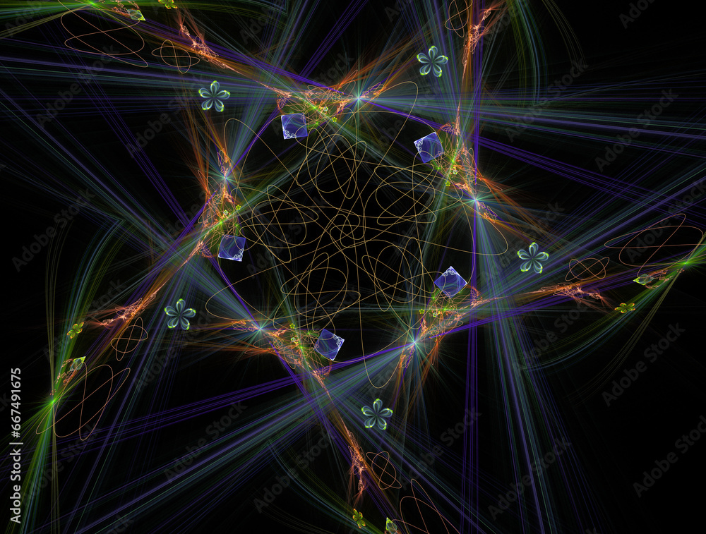 Imaginatory fractal abstract background Image Imaginatory fractal abstract background Image