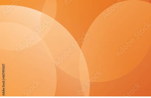 abstract orange background with circles. Minimal geometric background. Abstract color background. Dynamic shapes composition.