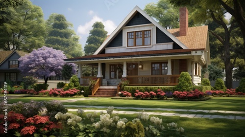 House s exterior with landscaping