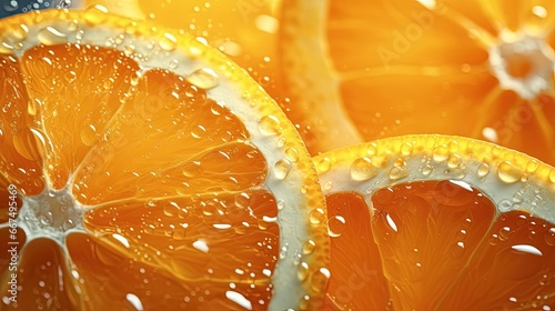 Macro close up image of jui...